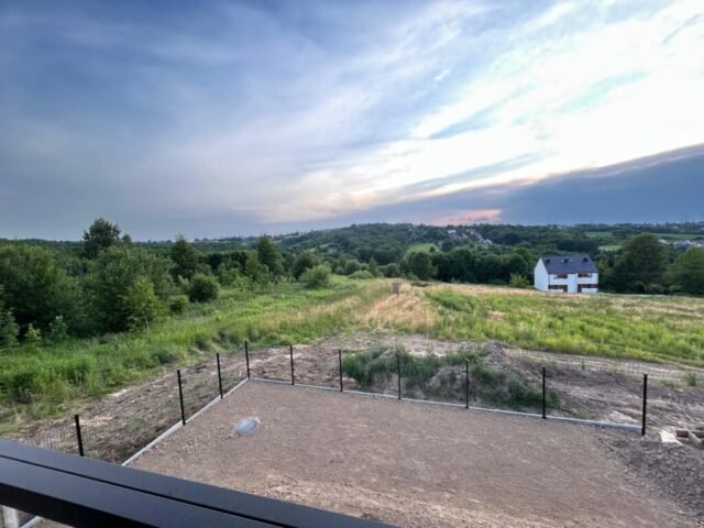 Domy Skrzyszow mogilany widok z piętra