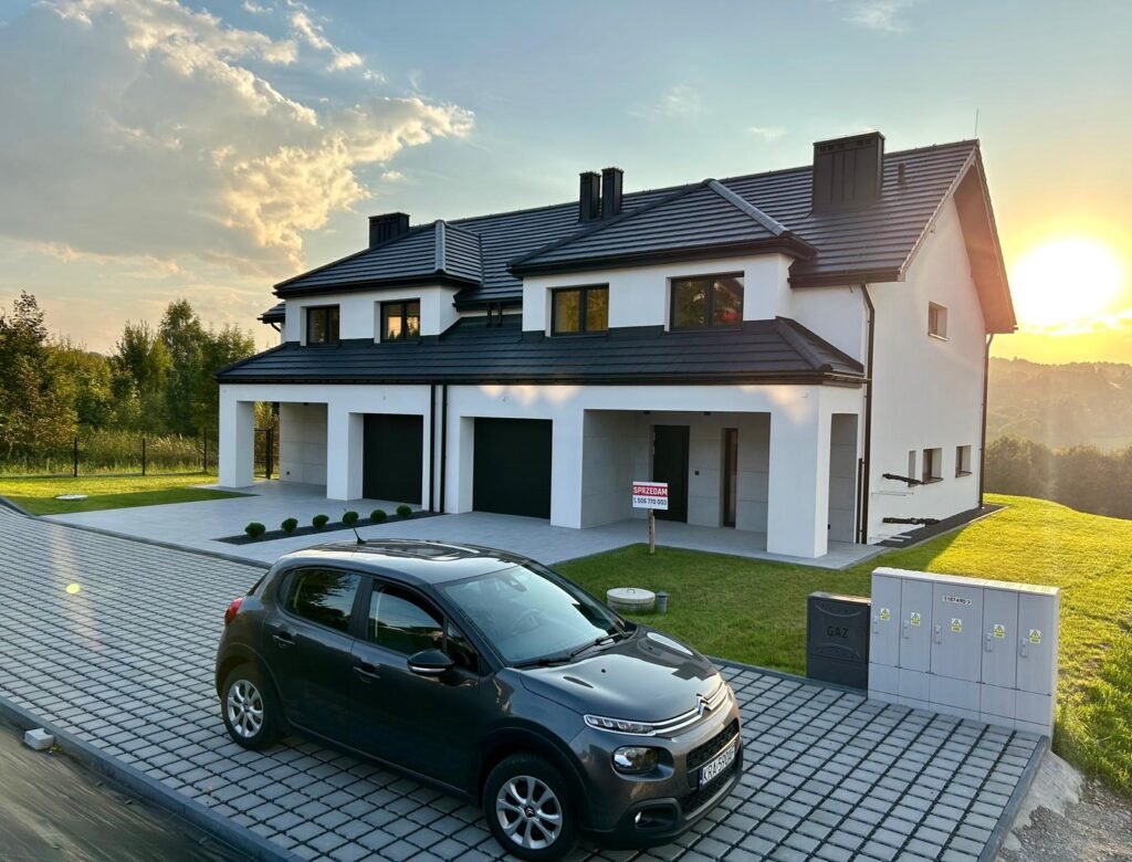 Domy w mogilanach Skrzyszów północ